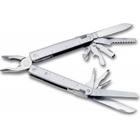 Мультитул Victorinox SwissTool, 115 мм, 28 функций, нержавеющая сталь, кожаный чехол в комплекте Мультитул Victorinox SwissTool, 115 мм, 28 функций, нержавеющая сталь, кожаный чехол в комплекте