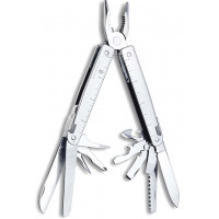 Мультитул Victorinox SwissTool, 115 мм, 28 функций, нержавеющая сталь, кожаный чехол в комплекте Мультитул Victorinox SwissTool, 115 мм, 28 функций, нержавеющая сталь, кожаный чехол в комплекте